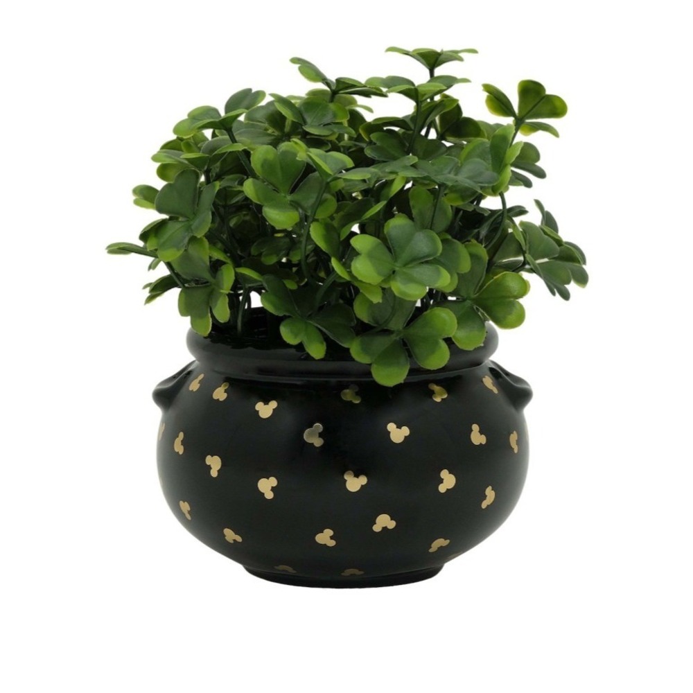 Celebrate Together  Disney's Mickey Mouse Faux Clover Plant  Pot of Gold  NEW